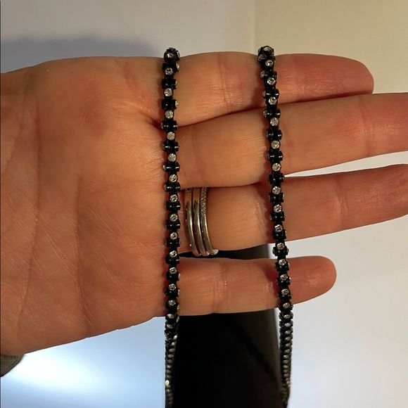 Vintage Judith Leiber suede and crystal bag - Picture 7 of 11